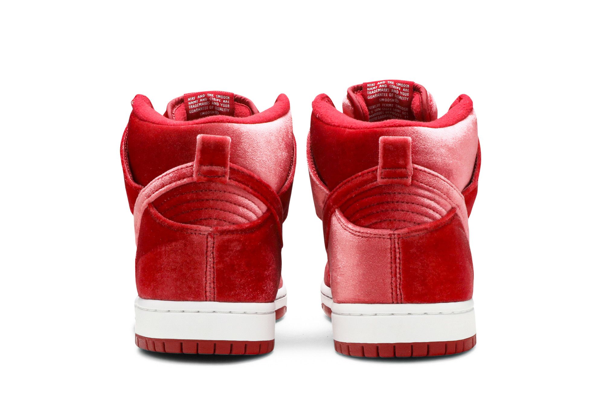 Size 12.0 SB Dunk High PRM Red Velvet
