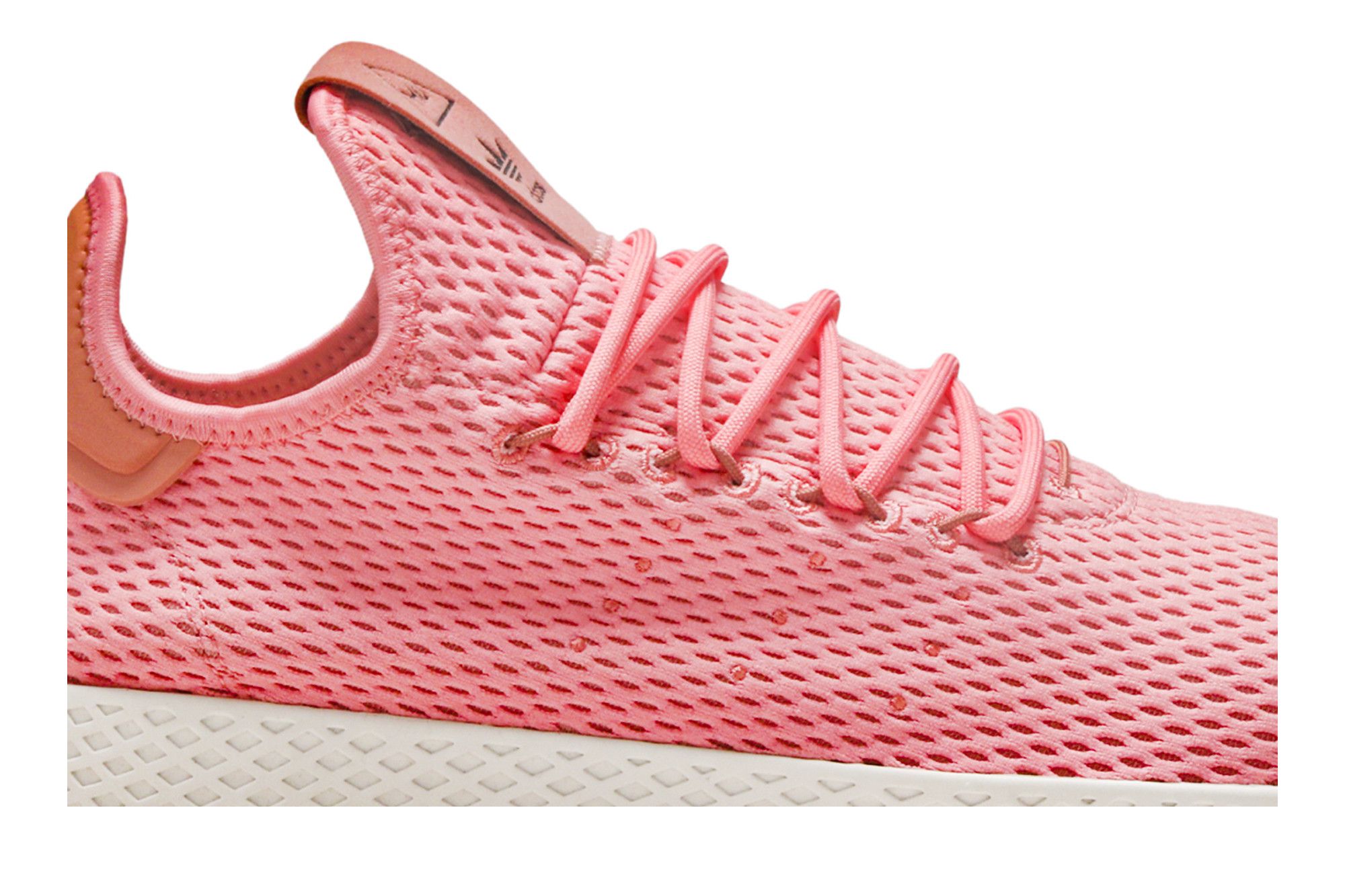 Pink pharrell tennis hu clearance