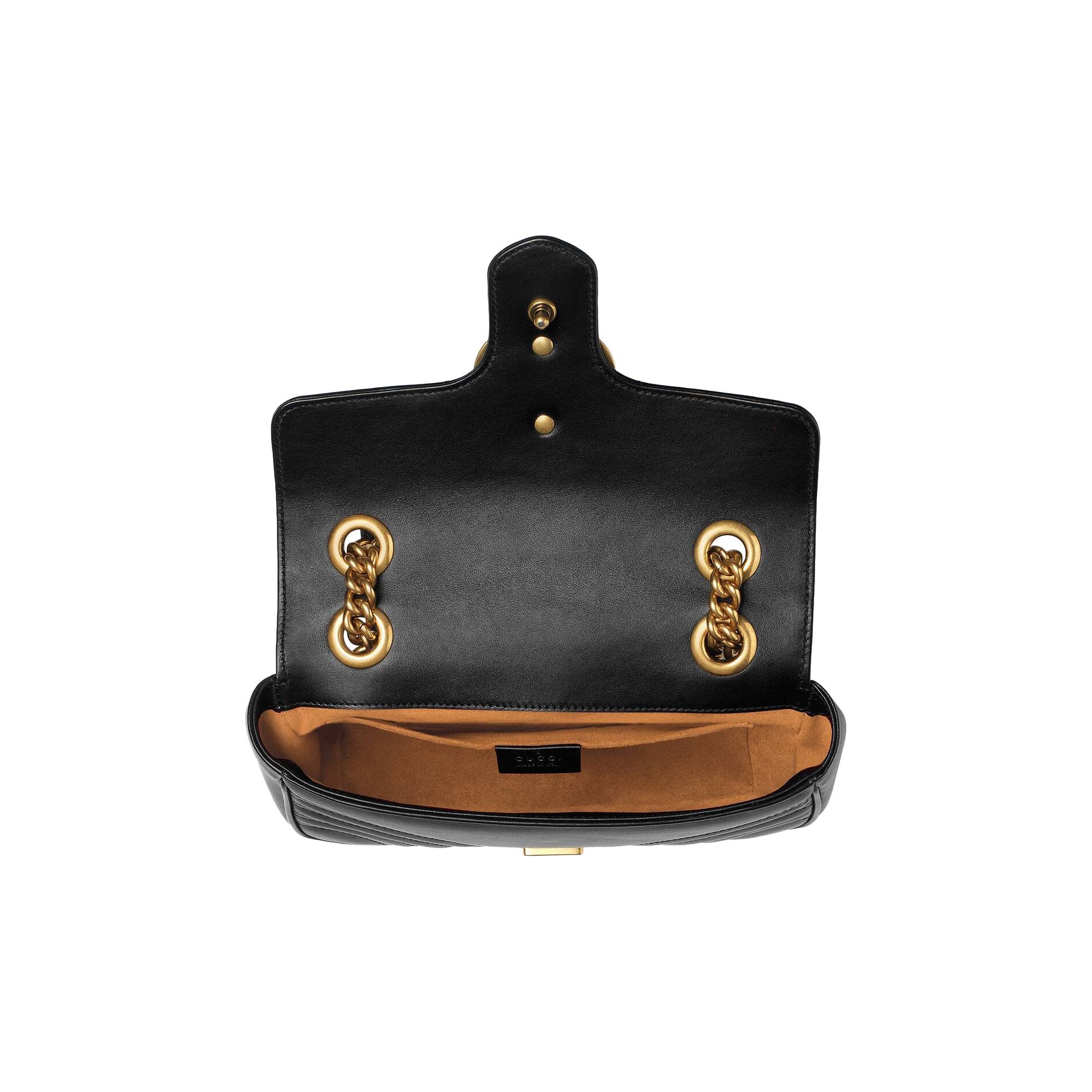 Buy Gucci GG Marmont Matelasse Mini Bag Black 446744 DTDIT 1000 GOAT