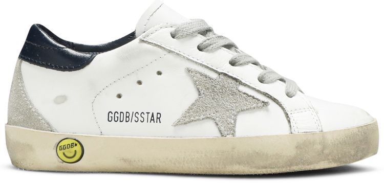 Golden Goose Superstar Kids White Blue Cream