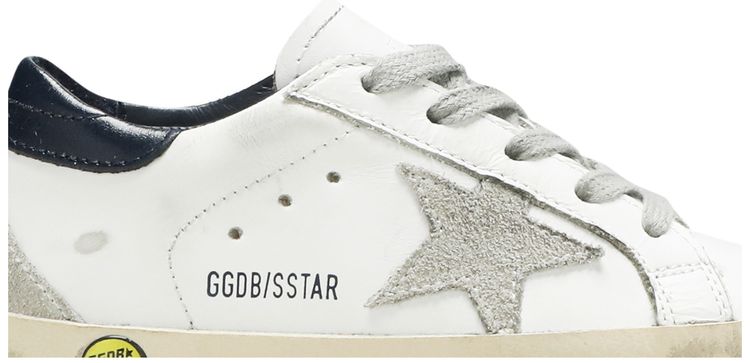 Golden Goose Superstar Kids White Blue Cream