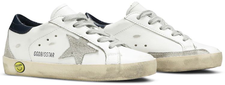Golden Goose Superstar Kids White Blue Cream