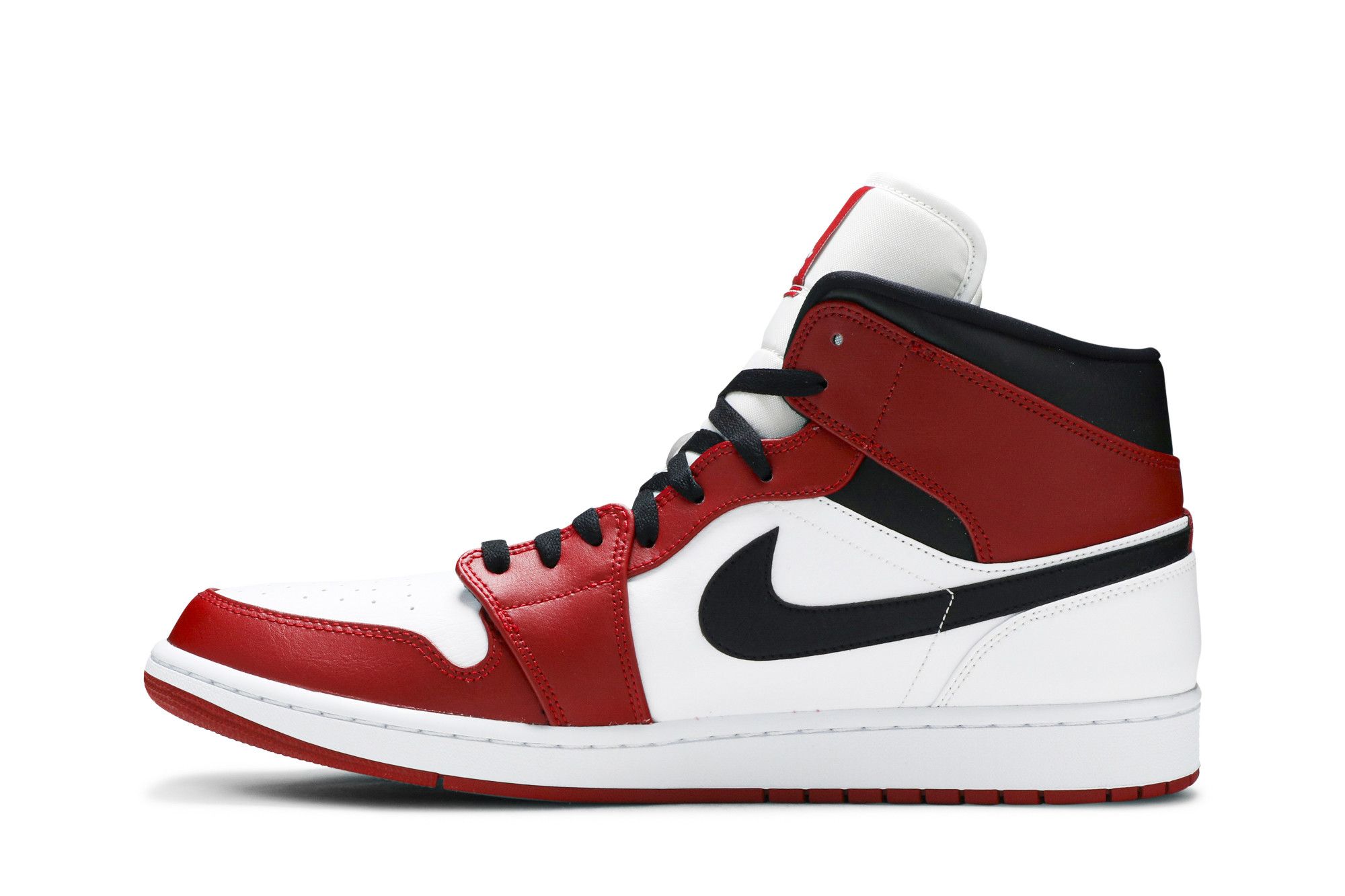Jordan air 1 mid red and white on sale