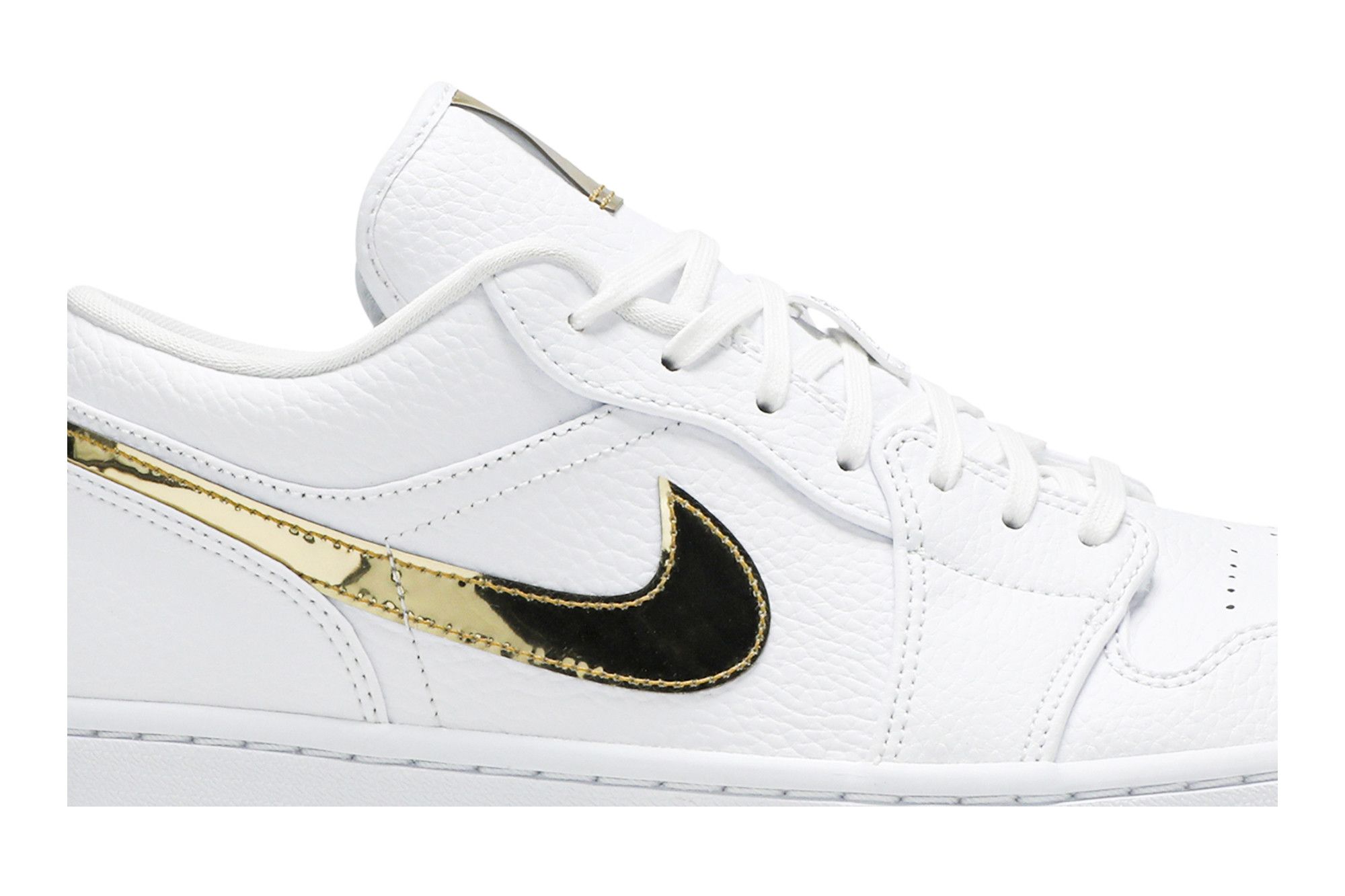 Buy Wmns Air Jordan 1 Retro Low White Metallic Gold CZ4776 100 GOAT CA