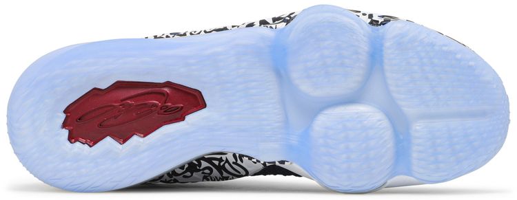 Nike LeBron 17 LeBron 4 Cold Blue Graffiti
