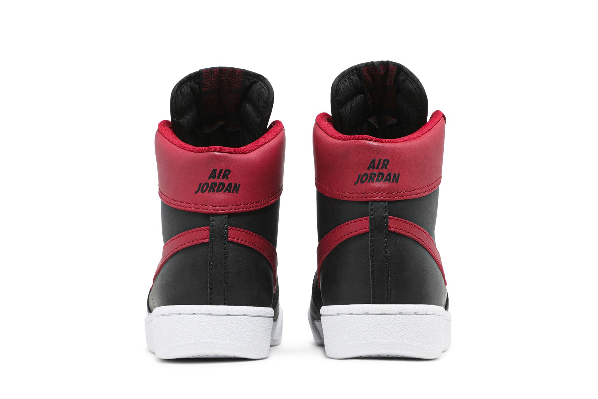 Nike air ship black red online