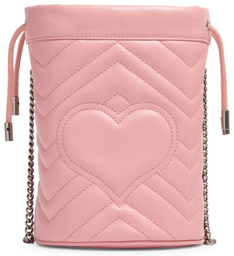 Gucci GG Marmont Mini Bucket Bag Wild Rose