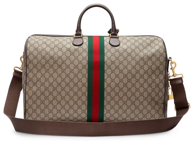 Gucci Ophidia GG Large Carry On Duffle BeigeEbony