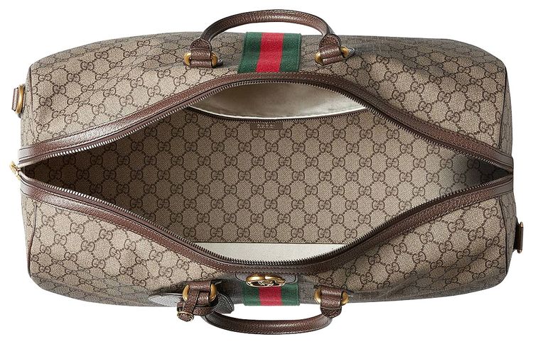 Gucci Ophidia GG Large Carry On Duffle BeigeEbony
