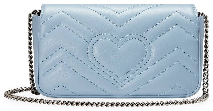 Gucci GG Marmont Super Mini Bag Pastel Blue