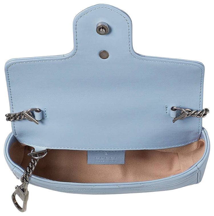 Gucci GG Marmont Super Mini Bag Pastel Blue