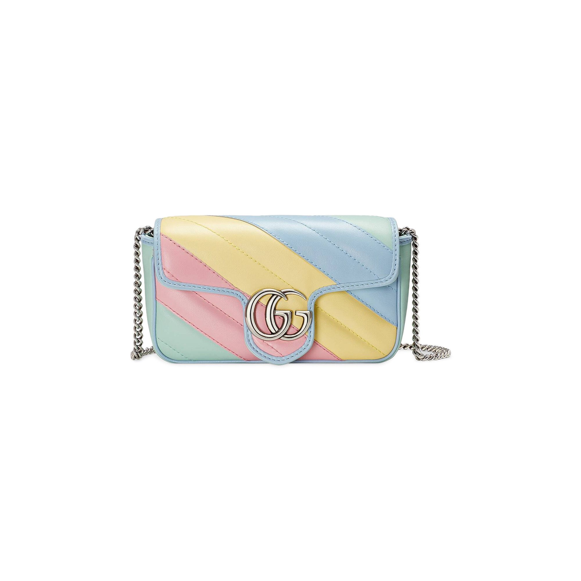 Buy Gucci GG Marmont Super Mini Bag 'Multicolored Pastel