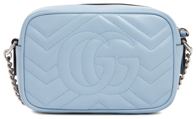 Gucci GG Marmont Matelasse Mini Bag Pastel Blue