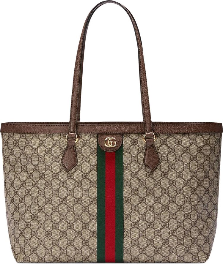 Gucci Ophidia GG Medium Shoulder Bag in Natural