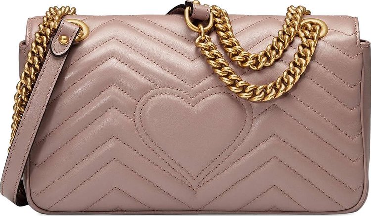 Gucci GG Marmont Matelasse Shoulder Bag Dusty Pink