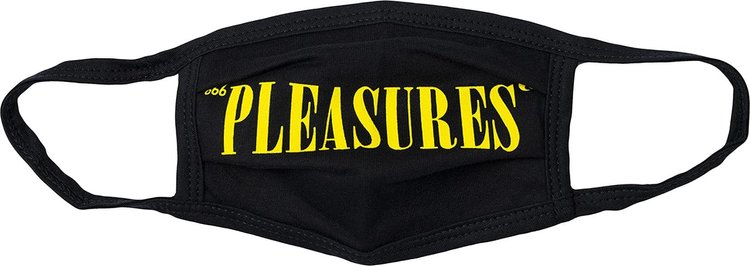 Pleasures Core Logo Face Mask 'Black'