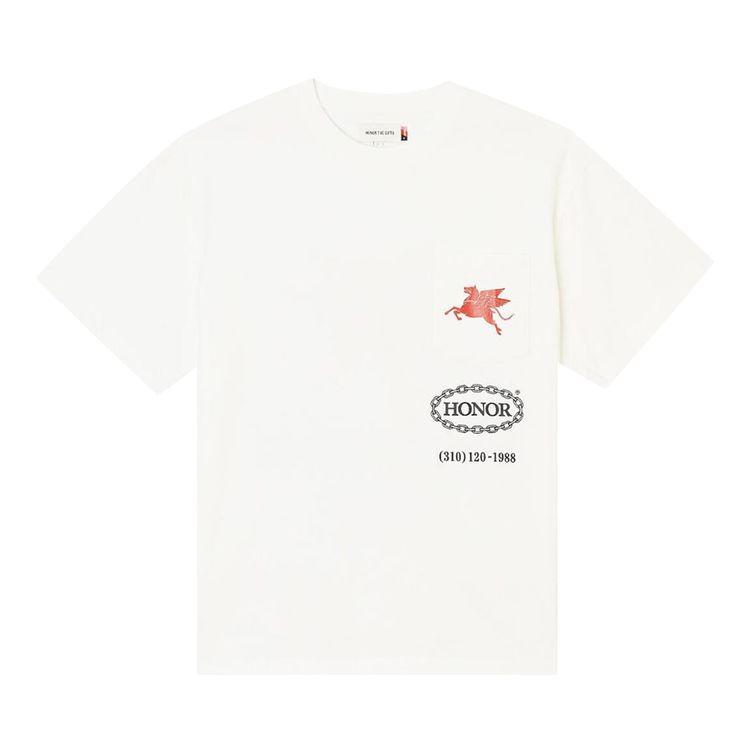 Honor The Gift Hellhound Towing T-Shirt 'Off White'