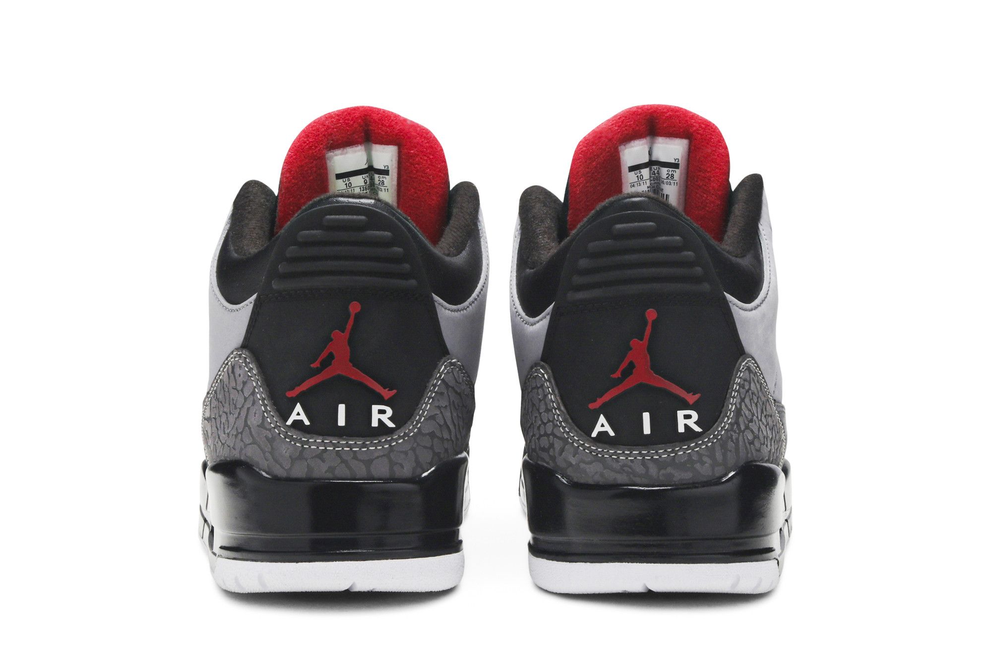 Size 10.0 Air Jordan 3 Retro Stealth