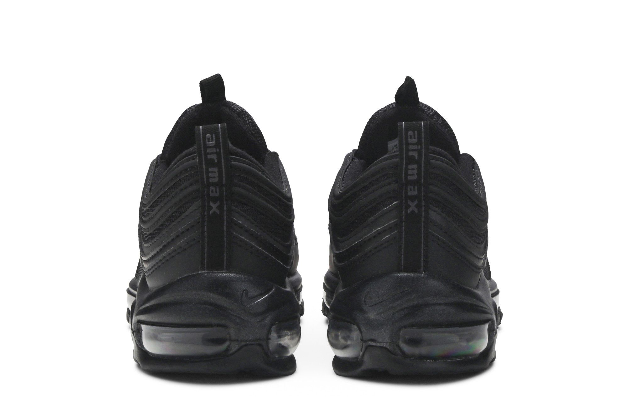 Womens nike air max 97 triple black on sale