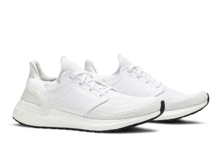 adidas Ultra Boost 20 Women's Running Shoes - White - 5.5