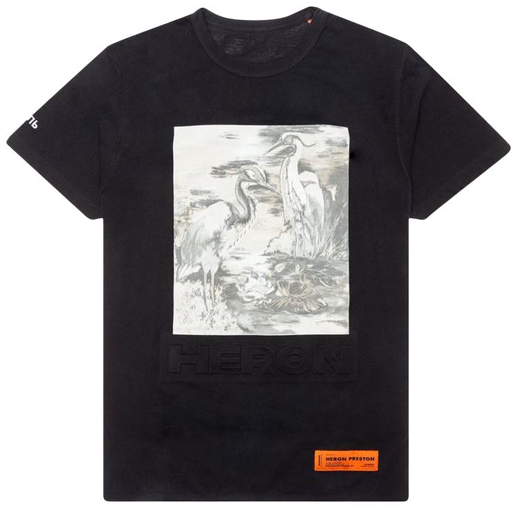 Heron Preston Heron Birds Short Sleeve T Shirt BlackMulti
