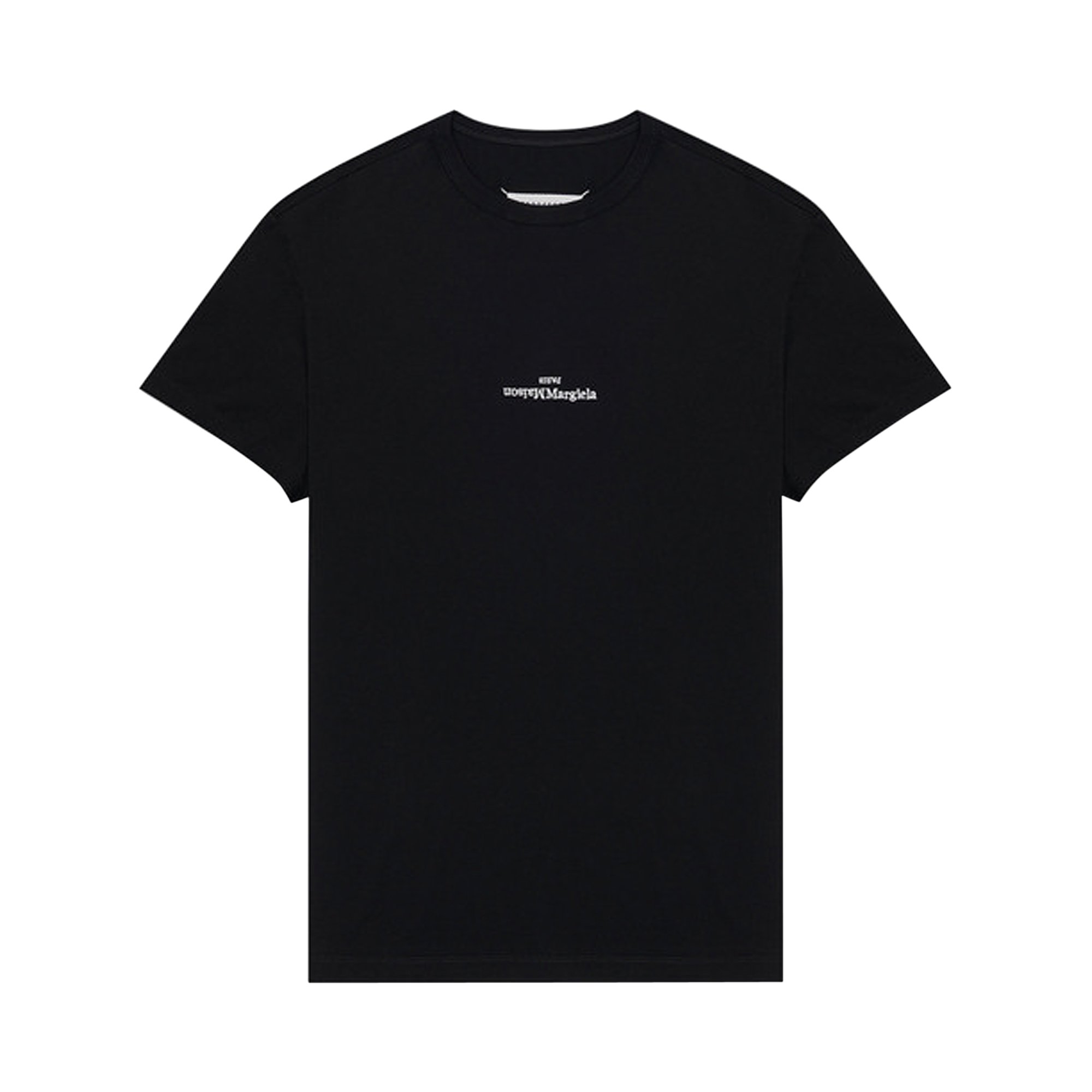 Maison Margiela Upside Down Logo T-Shirt 'Black'