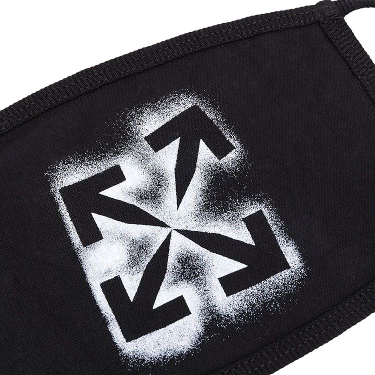 Off White Stencil Mask BlackWhite