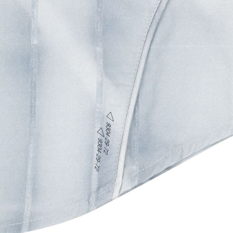 C2H4 Intervein Panelled Shirt Opal Grey