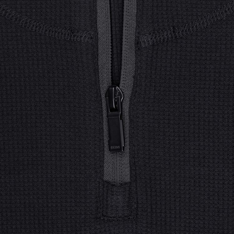 C2H4 Intervein Panelled Long Sleeve Jersey T Shirt Black