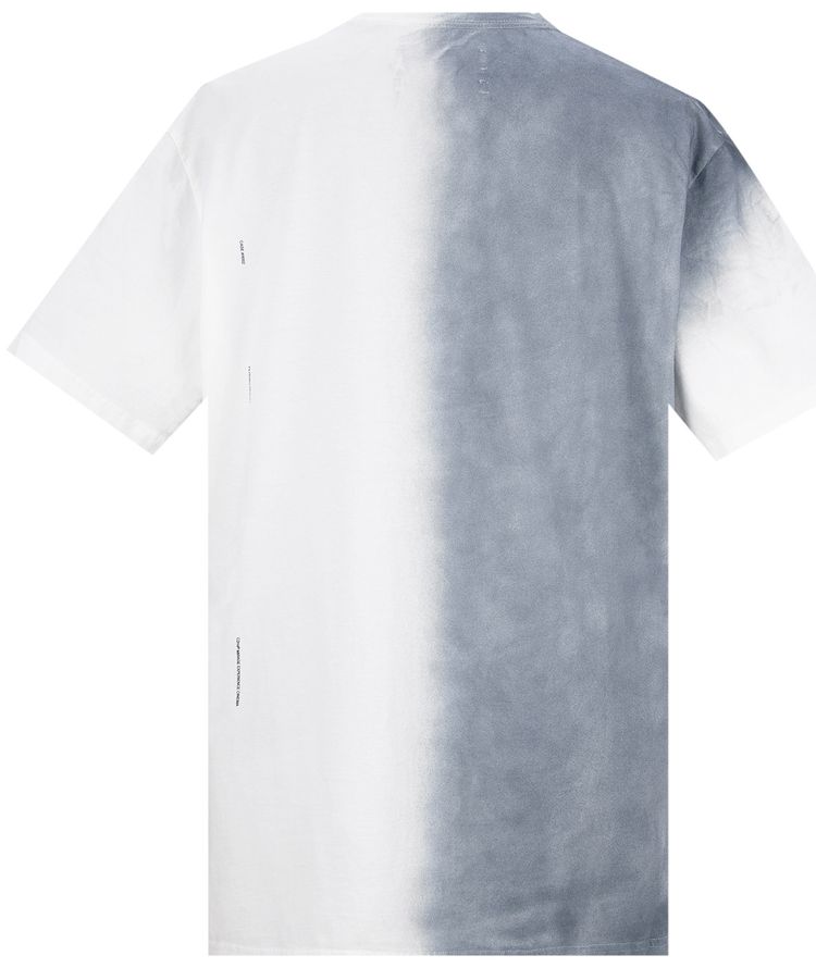 C2H4 Sprayed T Shirt BlueGrey