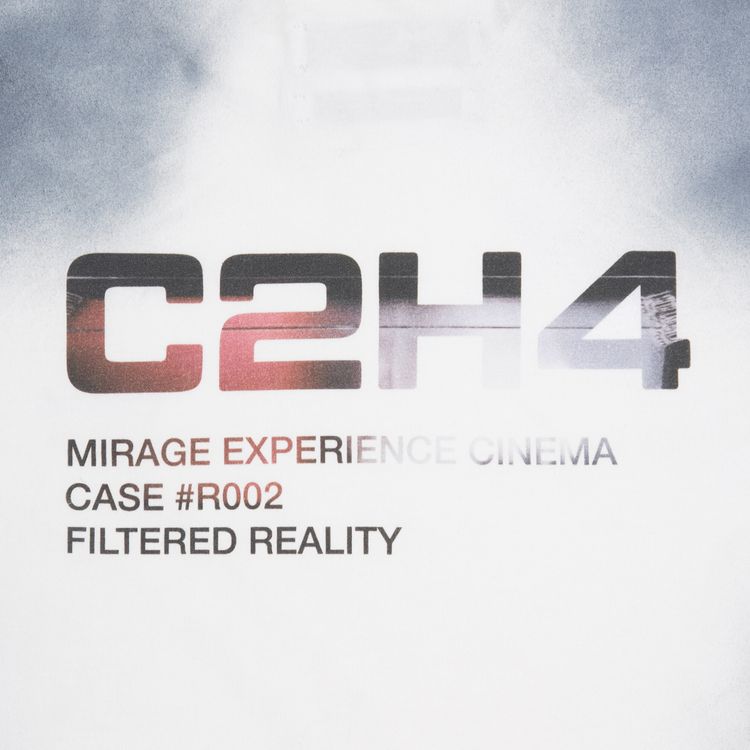 C2H4 Double Layer Long Sleeve T Shirt WhiteBlue