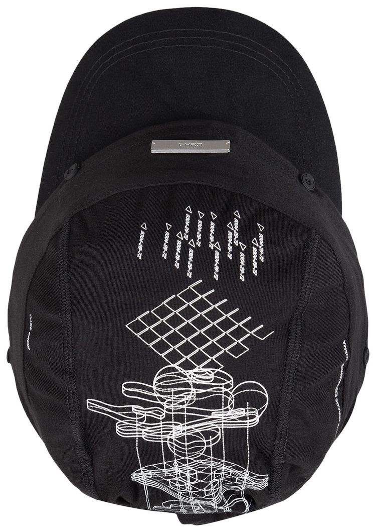 C2H4 Two In One Durag Cap Black