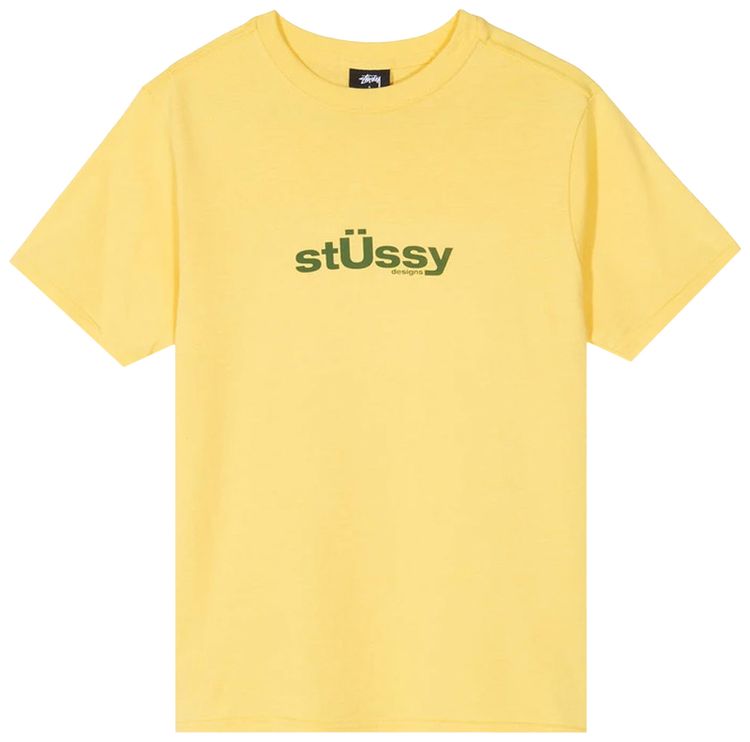 Stussy Big U Tee Yellow