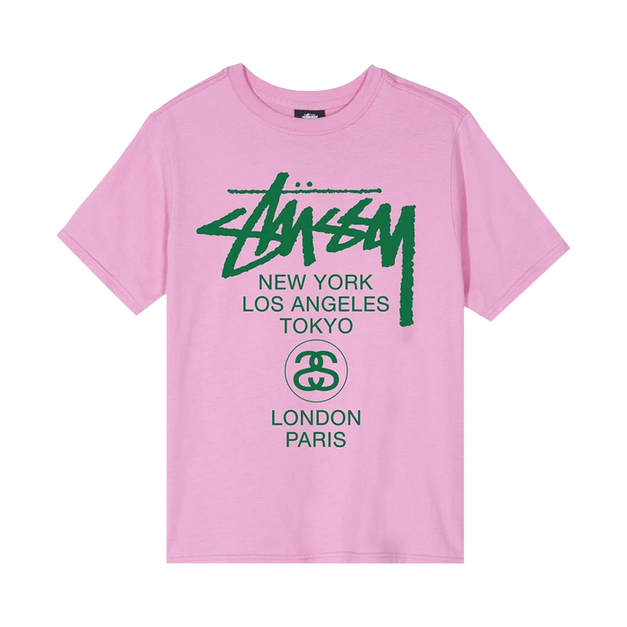 希少ピンク 完売品 stussy would tour tee STUSSY - 希少ピンク 完売品 stussy would tour teeの通販 by kreme
