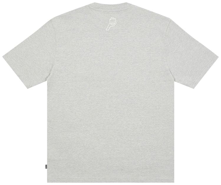 Palace x Spitfire P Fire T Shirt Grey Marl