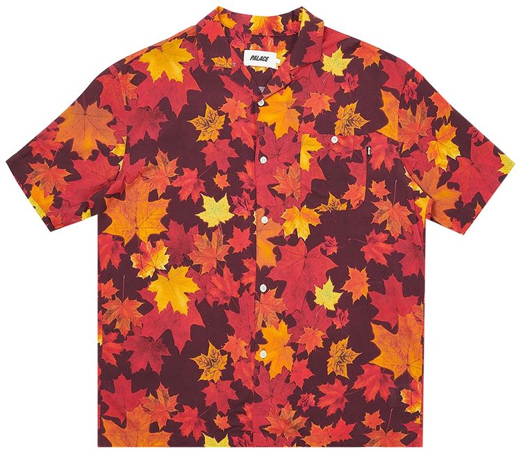 Palace Leaf Man Alone Shirt Brown