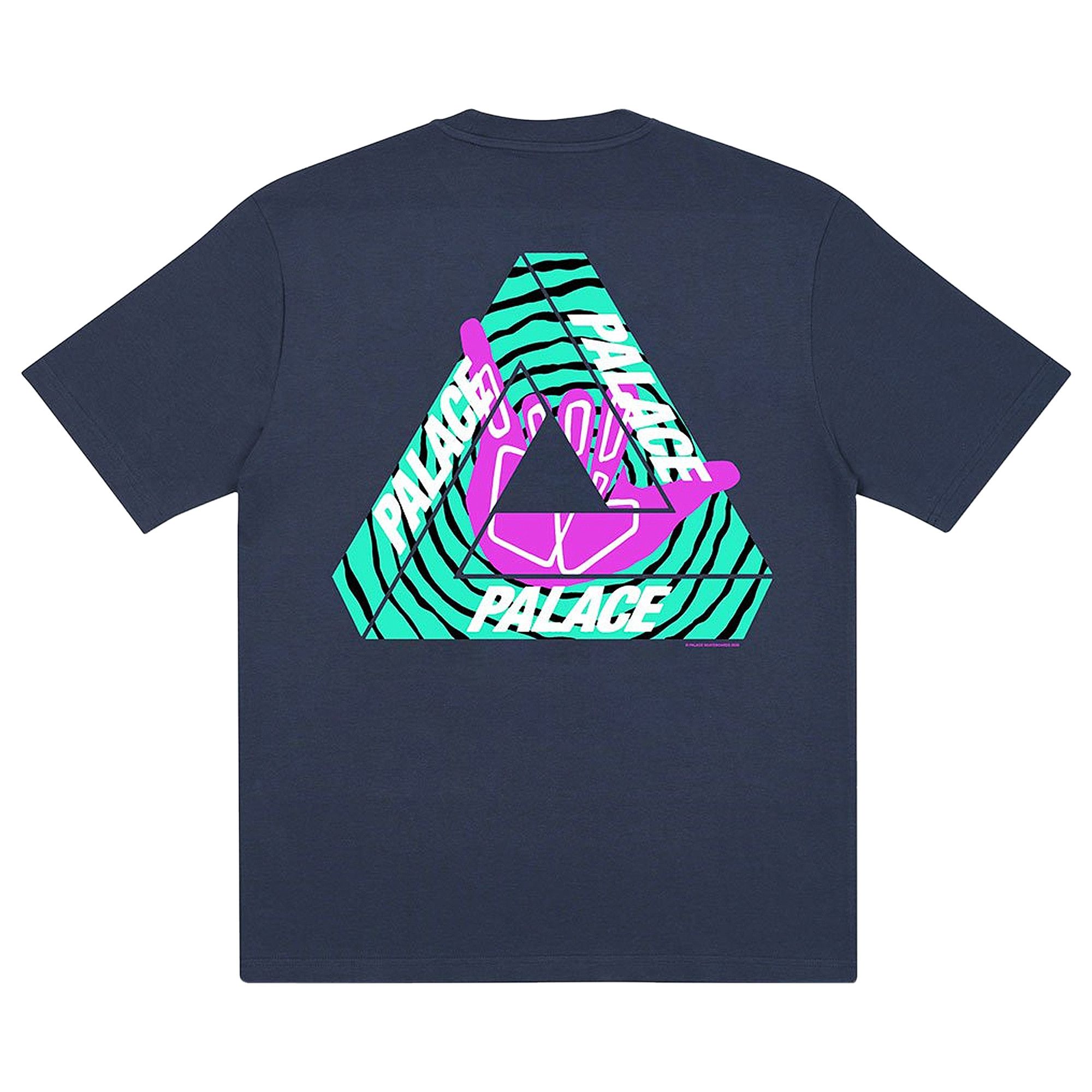 Buy Palace Tri-Zooted Shakka T-Shirt 'Navy' - P19TS247 | GOAT UK