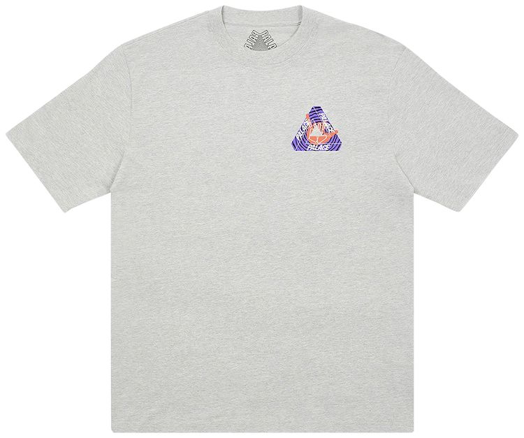 Palace Tri Zooted Shakka T Shirt Grey Merle