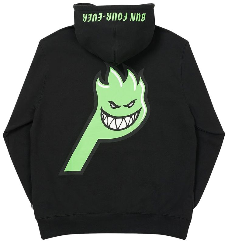 Palace x Spitfire Live To Bun Hood Black