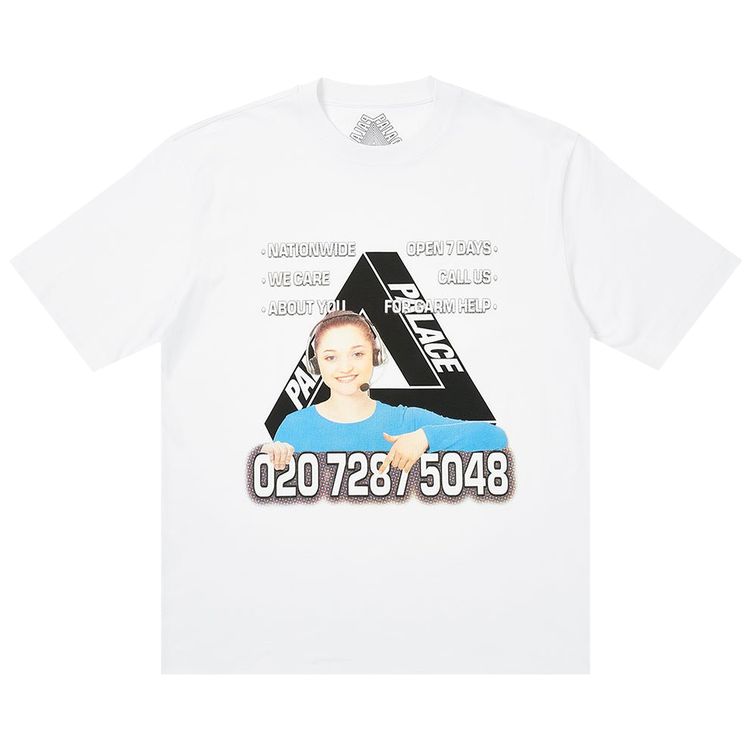 Buy Palace Bell Man TShirt 'White' P19TS001 GOAT UK