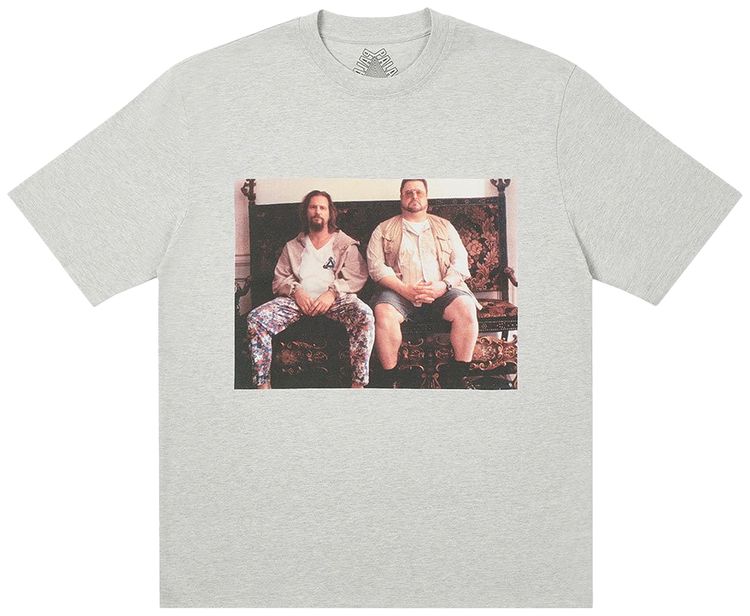 Palace Dude T Shirt Grey Marl