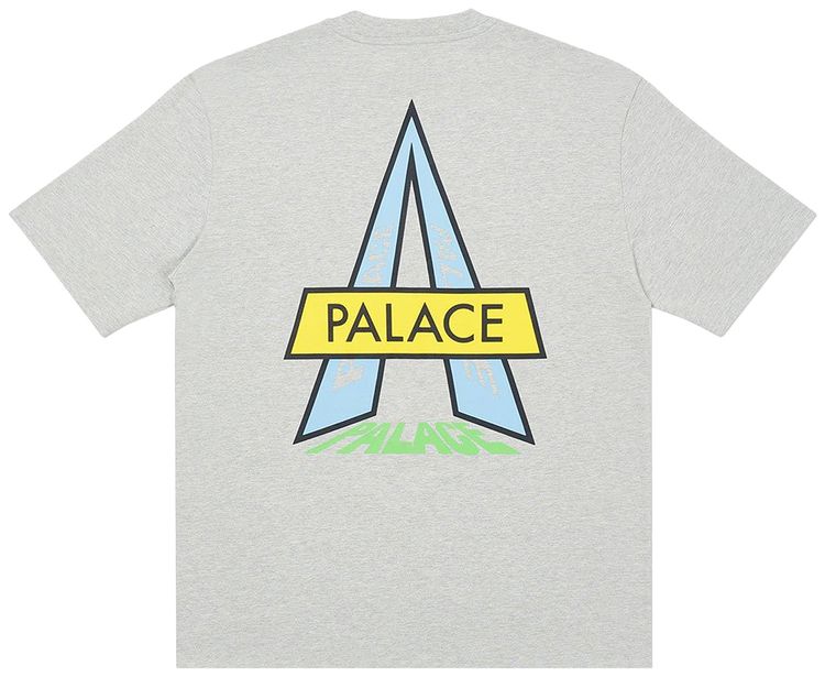 Palace Asleep To Venture T Shirt Grey Marl