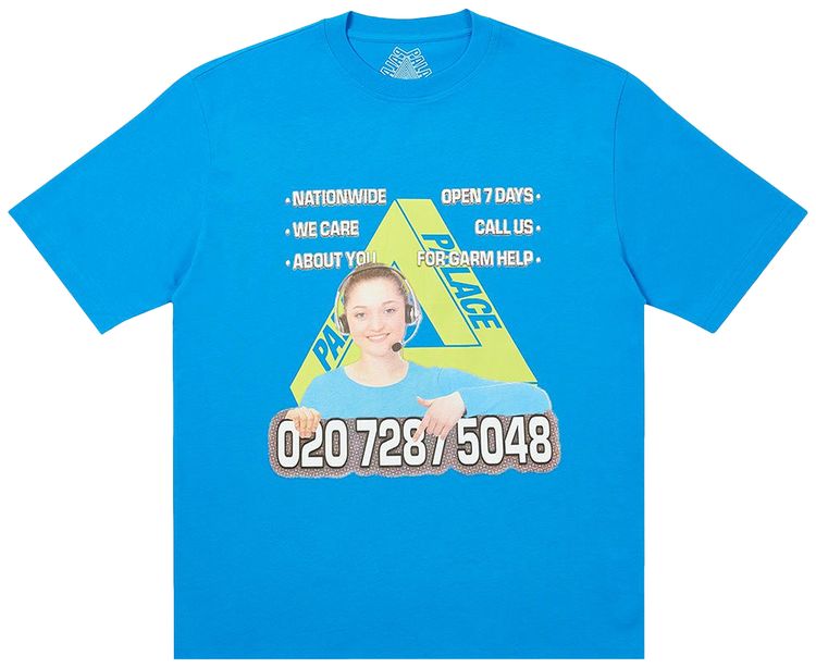 Palace Bell Man T Shirt Blue