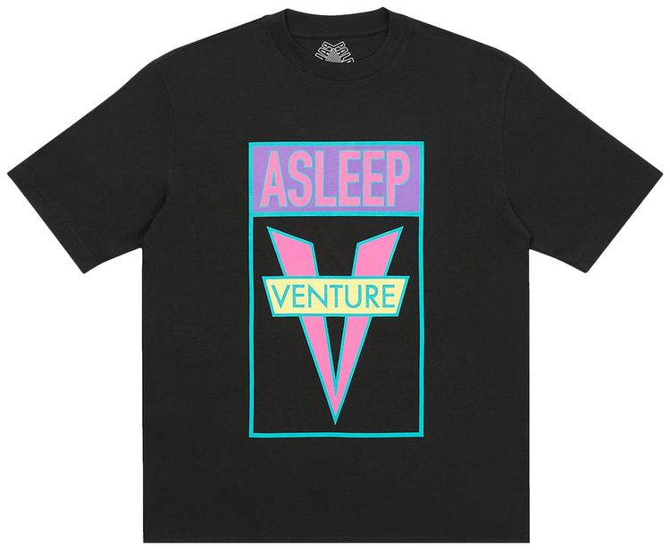 Palace Asleep To Venture T Shirt Black