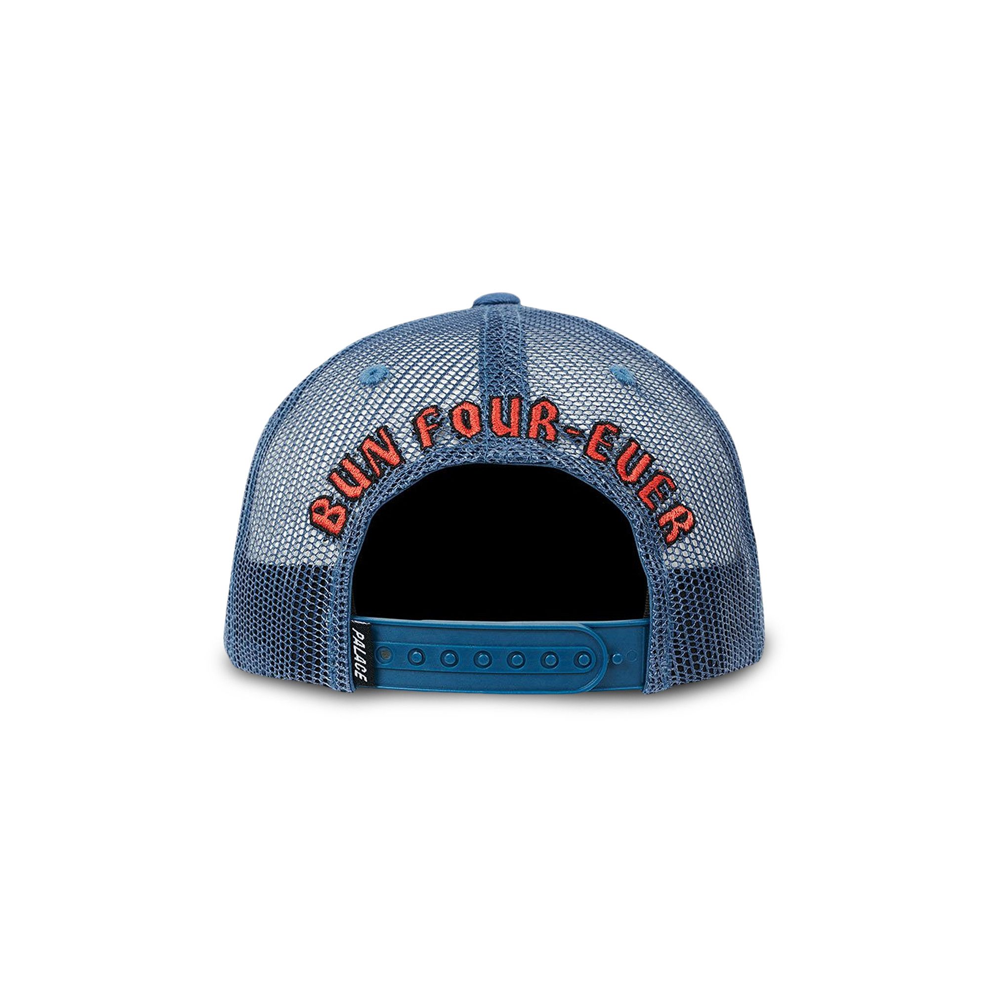 Palace×Spitfire live to bun mesh cap Buy Palace x Spitfire Live To Bun Mesh 5-Panel 'Navy