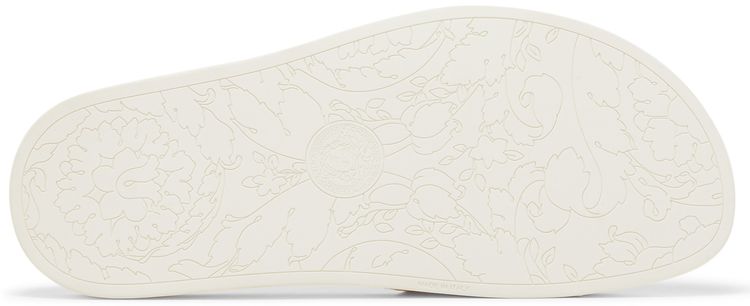 Versace Wmns Palazzo Pool Slides White Gold