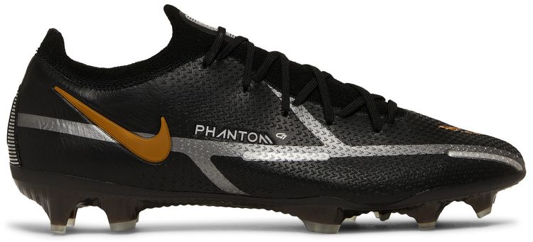 Nike Phantom GT2 Elite FG Black Metallic Gold