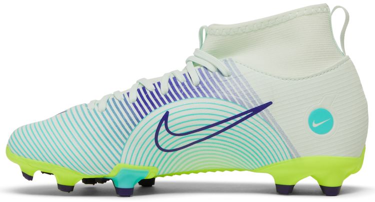 Nike Mercurial Superfly 8 Academy MG GS Dream Speed   Barely Green Electro Purple
