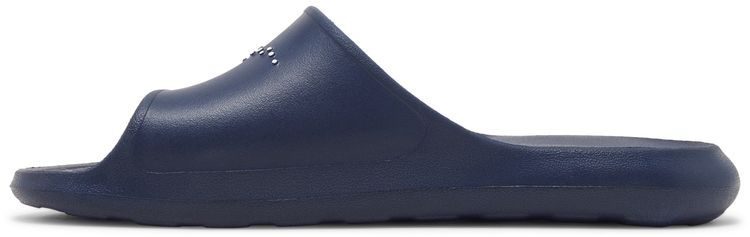 Nike Victori One Slide Polka Swoosh   Midnight Navy