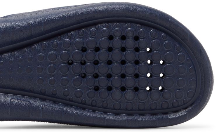 Nike Victori One Slide Polka Swoosh   Midnight Navy